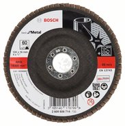 круг лепестк 125мм k60 e.f.metal, купить metabo, купить husqvarna, купить bosch, купить makita, купить hitachi, купить hikoki, купить oregon, купить stihl