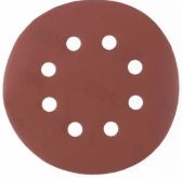 круг абразивный на ворсовой подложке под "липучку", p 280, 150 мм, 5 шт.// matrix, купить metabo, купить husqvarna, купить bosch, купить makita, купить hitachi, купить hikoki, купить oregon, купить stihl