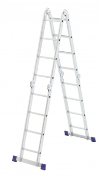 Лестница шарнирная алюминиевая, 4х4, Россия// Сибртех — купить в интернет-магазине amurinstrument.ru с доставкой по #WF_CITY_DAT# | Каталог с характеристиками и ценами лестница шарнирная алюминиевая, 4х4, россия// сибртех, купить metabo, купить husqvarna, купить bosch, купить makita, купить hitachi, купить hikoki, купить oregon, купить stihl