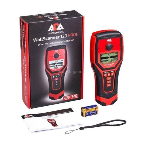 детектор проводки ada wall scanner 120 prof , купить metabo, купить husqvarna, купить bosch, купить makita, купить hitachi, купить hikoki, купить oregon, купить stihl