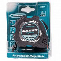 рулетка magnetisch, 5м х 19мм, обрезин. корпус,автоматич. фиксация, нейлон. покр.,магн.зацеп// gross, купить metabo, купить husqvarna, купить bosch, купить makita, купить hitachi, купить hikoki, купить oregon, купить stihl