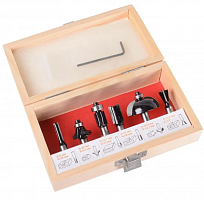 набор фрез по дереву 6шт.(хвостовик 8мм), кейс вихрь, купить metabo, купить husqvarna, купить bosch, купить makita, купить hitachi, купить hikoki, купить oregon, купить stihl