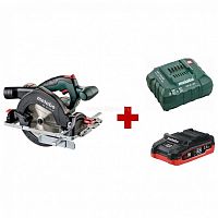 пила дисковая аккумуляторная metabo ks18ltx 57 1х3,5ач lihd+зу asc30, купить metabo, купить husqvarna, купить bosch, купить makita, купить hitachi, купить hikoki, купить oregon, купить stihl