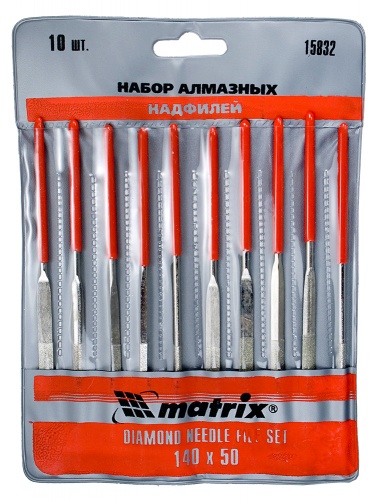 набор надфилей алмазных 10шт 140*50*3//matrix, купить metabo, купить husqvarna, купить bosch, купить makita, купить hitachi, купить hikoki, купить oregon, купить stihl