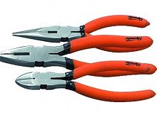 набор губцевого инструмента из 3-х предметов №1 (плоскогубцы, длинногубцы, бокорезы)// sparta, купить metabo, купить husqvarna, купить bosch, купить makita, купить hitachi, купить hikoki, купить oregon, купить stihl