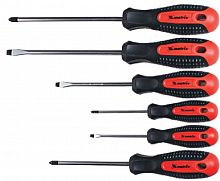 набор отверток,сталь s2, двухкомпонентные рукоятки, 6 шт., // matrix professional, купить metabo, купить husqvarna, купить bosch, купить makita, купить hitachi, купить hikoki, купить oregon, купить stihl