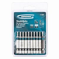 набор бит  torx 15х50, сталь s2, 10 шт //gross, купить metabo, купить husqvarna, купить bosch, купить makita, купить hitachi, купить hikoki, купить oregon, купить stihl