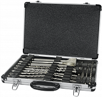 набор буров и долот, 17 шт., купить metabo, купить husqvarna, купить bosch, купить makita, купить hitachi, купить hikoki, купить oregon, купить stihl