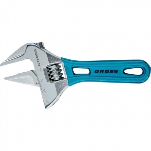 Ключ разводной, 160 мм,CrV, укороченная ручка// Gross — купить в интернет-магазине amurinstrument.ru с доставкой по #WF_CITY_DAT# | Каталог с характеристиками и ценами ключ разводной, 160 мм,crv, укороченная ручка// gross, купить metabo, купить husqvarna, купить bosch, купить makita, купить hitachi, купить hikoki, купить oregon, купить stihl