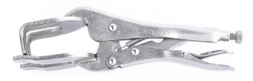 зажим ручной, двойной, точечная фиксация, 225 мм// сибртех, купить metabo, купить husqvarna, купить bosch, купить makita, купить hitachi, купить hikoki, купить oregon, купить stihl