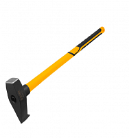 колун-кувалда 3000 г, кованая, фибергласовая  рукоятка c tpr покрытием, 880 мм // denzel, купить metabo, купить husqvarna, купить bosch, купить makita, купить hitachi, купить hikoki, купить oregon, купить stihl