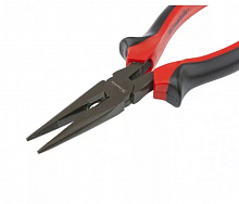 длинногубцы black nickel, 180 мм, прямые, двухкомпонентные рукоятки// matrix, купить metabo, купить husqvarna, купить bosch, купить makita, купить hitachi, купить hikoki, купить oregon, купить stihl