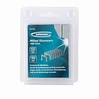 скобы, 10 мм, для мебельного степлера, усиленные, тип 53, 1000 шт.// gross, купить metabo, купить husqvarna, купить bosch, купить makita, купить hitachi, купить hikoki, купить oregon, купить stihl