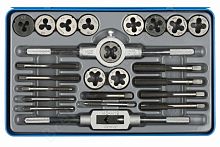 набор зубр "эксперт" с металлореж. инструментом, метчики однопроходные и плашки м5-м12, оснастка-в м, купить metabo, купить husqvarna, купить bosch, купить makita, купить hitachi, купить hikoki, купить oregon, купить stihl