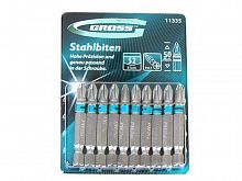 набор бит matrix рн3*50, стальs2, 10 шт. gross, купить metabo, купить husqvarna, купить bosch, купить makita, купить hitachi, купить hikoki, купить oregon, купить stihl