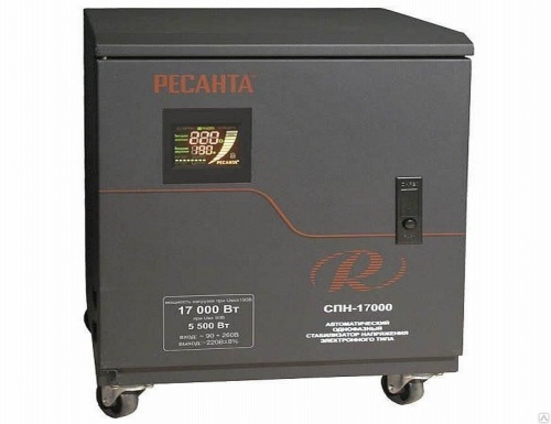 Стабилизатор РЕСАНТА СПН-17000 — купить в интернет-магазине amurinstrument.ru с доставкой по #WF_CITY_DAT# | Каталог с характеристиками и ценами стабилизатор ресанта спн-17000, купить metabo, купить husqvarna, купить bosch, купить makita, купить hitachi, купить hikoki, купить oregon, купить stihl