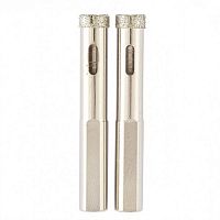 сверло алмазное по керамограниту, 18 х 67 мм, 3-гранный хвостовик// matrix, купить metabo, купить husqvarna, купить bosch, купить makita, купить hitachi, купить hikoki, купить oregon, купить stihl