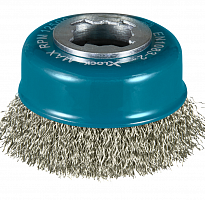 щетка проволочная чашечная x-lock (d75 мм, толщ. проволоки 0,3 мм, гофрированная, металл), купить metabo, купить husqvarna, купить bosch, купить makita, купить hitachi, купить hikoki, купить oregon, купить stihl