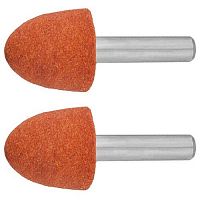 конус зубр абразивный шлифовальный на шпильке, p 120, d 9,5x19,0х3,2 мм, l 45мм, 2шт, купить metabo, купить husqvarna, купить bosch, купить makita, купить hitachi, купить hikoki, купить oregon, купить stihl