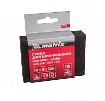 губка для шлифования, 100 х 70 х 25 мм, средняя плотн., p 80// matrix, купить metabo, купить husqvarna, купить bosch, купить makita, купить hitachi, купить hikoki, купить oregon, купить stihl