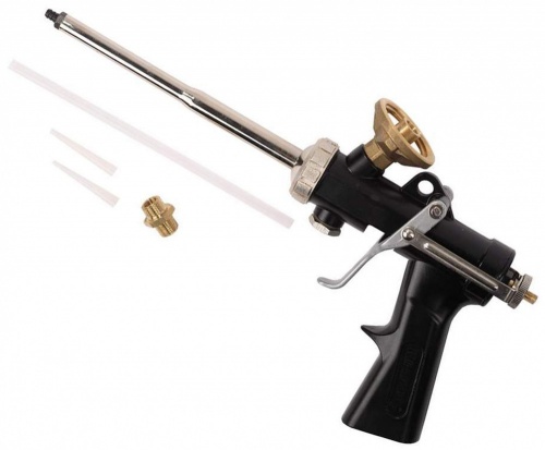 пистолет "super-kraft" для монтажной пены, цельнометаллический, kraftool, купить metabo, купить husqvarna, купить bosch, купить makita, купить hitachi, купить hikoki, купить oregon, купить stihl