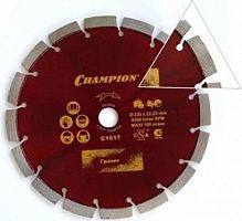 алмазный диск champion pro 230/22,23/12 marathon универсальный бетон гранит ж/б,тверд. кирпич, купить metabo, купить husqvarna, купить bosch, купить makita, купить hitachi, купить hikoki, купить oregon, купить stihl