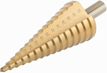 сверло ступенчатое прямое 4-32 мм (tin) 14 ст., купить metabo, купить husqvarna, купить bosch, купить makita, купить hitachi, купить hikoki, купить oregon, купить stihl