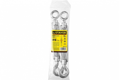 талреп din 1480, крюк-кольцо, м16, 2 шт, оцинкованный, stayer, купить metabo, купить husqvarna, купить bosch, купить makita, купить hitachi, купить hikoki, купить oregon, купить stihl
