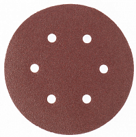 круг абразивный на ворсовой подложке под "липучку", p 80, 150 мм, 5 шт.// matrix, купить metabo, купить husqvarna, купить bosch, купить makita, купить hitachi, купить hikoki, купить oregon, купить stihl