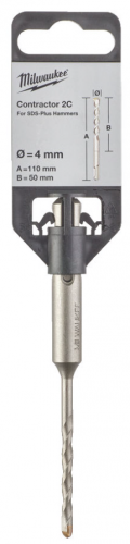бур sds+ milwaukee contractor 4x110 - 1 шт, купить metabo, купить husqvarna, купить bosch, купить makita, купить hitachi, купить hikoki, купить oregon, купить stihl