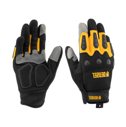 перчатки универсальные, усиленные, с защитными накладками, размер 9// denzel, купить metabo, купить husqvarna, купить bosch, купить makita, купить hitachi, купить hikoki, купить oregon, купить stihl