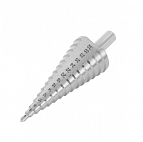 kraftool cobalt 4-32мм, 15 ступеней, азотирование, винтовая спираль, сверло ступенчатое(29691-4-32-1, купить metabo, купить husqvarna, купить bosch, купить makita, купить hitachi, купить hikoki, купить oregon, купить stihl