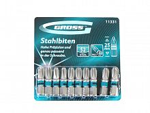 набор бит matrix рн2*25, стальs2, 10 шт. gross, купить metabo, купить husqvarna, купить bosch, купить makita, купить hitachi, купить hikoki, купить oregon, купить stihl