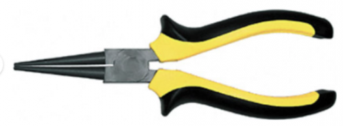 круглогубцы fit стайл, черно-желтая ручка, 50656, купить metabo, купить husqvarna, купить bosch, купить makita, купить hitachi, купить hikoki, купить oregon, купить stihl