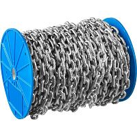 цепь короткозвенная, din 766, оцинкованная сталь, d=6мм, l=30м, зубр профессионал, купить metabo, купить husqvarna, купить bosch, купить makita, купить hitachi, купить hikoki, купить oregon, купить stihl