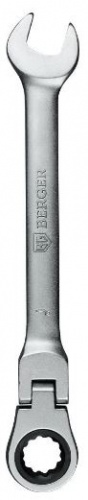 ключ комбинированный  трещоточный  с шарниром 24 мм berger bg1253, купить metabo, купить husqvarna, купить bosch, купить makita, купить hitachi, купить hikoki, купить oregon, купить stihl