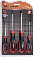 набор отверток с двухкомп.рукоятками кратон comfort sss-04, 4 пр., купить metabo, купить husqvarna, купить bosch, купить makita, купить hitachi, купить hikoki, купить oregon, купить stihl