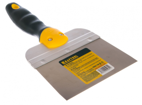 Шпатель KRAFTOOL фасадный с двухкомпонентной ручкой, нержавеющее полотно, 150мм — купить в интернет-магазине amurinstrument.ru с доставкой по #WF_CITY_DAT# | Каталог с характеристиками и ценами шпатель kraftool фасадный с двухкомпонентной ручкой, нержавеющее полотно, 150мм, купить metabo, купить husqvarna, купить bosch, купить makita, купить hitachi, купить hikoki, купить oregon, купить stihl