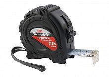 рулетка black, 7,5 м х 25 мм, обрезиненный корпус// matrix, купить metabo, купить husqvarna, купить bosch, купить makita, купить hitachi, купить hikoki, купить oregon, купить stihl