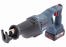 пила сабельная аккумуляторная bosch gsa 18vli, 1 акк. 4.0 а*ч, зу , купить metabo, купить husqvarna, купить bosch, купить makita, купить hitachi, купить hikoki, купить oregon, купить stihl