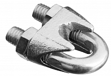 зажим троса din 741, 3мм, 2 шт, оцинкованный, зубр профессионал, купить metabo, купить husqvarna, купить bosch, купить makita, купить hitachi, купить hikoki, купить oregon, купить stihl