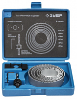 зубр 6шт, набор коронок по дереву 51-102мм, купить metabo, купить husqvarna, купить bosch, купить makita, купить hitachi, купить hikoki, купить oregon, купить stihl