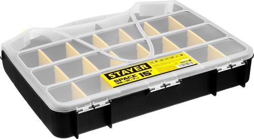 Органайзер "SPACE-15" пластиковый, STAYER — купить в интернет-магазине amurinstrument.ru с доставкой по #WF_CITY_DAT# | Каталог с характеристиками и ценами органайзер "space-15" пластиковый, stayer, купить metabo, купить husqvarna, купить bosch, купить makita, купить hitachi, купить hikoki, купить oregon, купить stihl