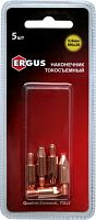 наконечник токосъемный ergus m6x28   0.8 мм (5 шт) в блистере, для горелки полуавтомата, купить metabo, купить husqvarna, купить bosch, купить makita, купить hitachi, купить hikoki, купить oregon, купить stihl
