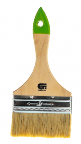 Кисть плоская 100мм, натуральная щетина, деревянная ручка//Сибртех — купить в интернет-магазине amurinstrument.ru с доставкой по #WF_CITY_DAT# | Каталог с характеристиками и ценами кисть плоская 100мм, натуральная щетина, деревянная ручка//сибртех, купить metabo, купить husqvarna, купить bosch, купить makita, купить hitachi, купить hikoki, купить oregon, купить stihl