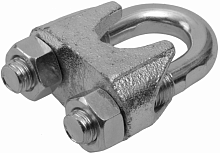 зажим троса din 741, 19мм, 8 шт, оцинкованный, зубр профессионал, купить metabo, купить husqvarna, купить bosch, купить makita, купить hitachi, купить hikoki, купить oregon, купить stihl