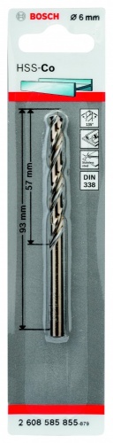 1 HSS-CO СВЕРЛО 6ММ — купить в интернет-магазине amurinstrument.ru с доставкой по #WF_CITY_DAT# | Каталог с характеристиками и ценами 1 hss-co сверло 6мм, купить metabo, купить husqvarna, купить bosch, купить makita, купить hitachi, купить hikoki, купить oregon, купить stihl