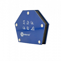 угольник магнитный кобальт 95 х 48 мм, на 6 углов: 30, 45, 60, 75, 90, 135 градусов, магнит до 11 кг, купить metabo, купить husqvarna, купить bosch, купить makita, купить hitachi, купить hikoki, купить oregon, купить stihl