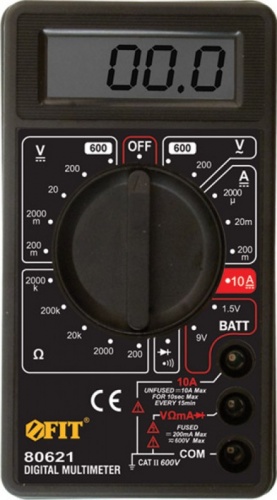 Мультиметр FIT DM830 — купить в интернет-магазине amurinstrument.ru с доставкой по #WF_CITY_DAT# | Каталог с характеристиками и ценами мультиметр fit dm830, купить metabo, купить husqvarna, купить bosch, купить makita, купить hitachi, купить hikoki, купить oregon, купить stihl
