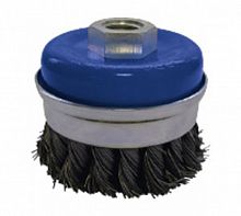 кордщетка для мшу чашеобразная витая усиленная практика 100 мм м14 (1шт.) блистер, купить metabo, купить husqvarna, купить bosch, купить makita, купить hitachi, купить hikoki, купить oregon, купить stihl